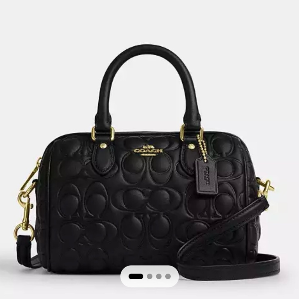 (SOLD) Coach NWT Rowan Crossbody Bag in Signature Leather - Picture 1 of 7